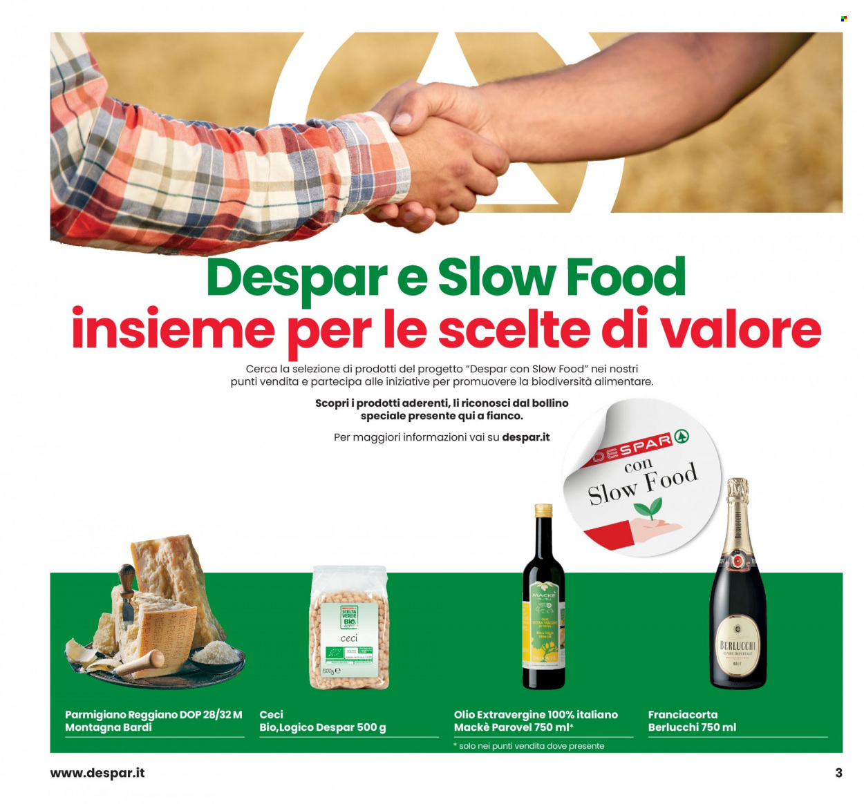 thumbnail - Volantino Eurospar - 19/5/2022 - 1/6/2022 - Prodotti in offerta - formaggio, parmigiano, ceci, olive, olio. Pagina 3.