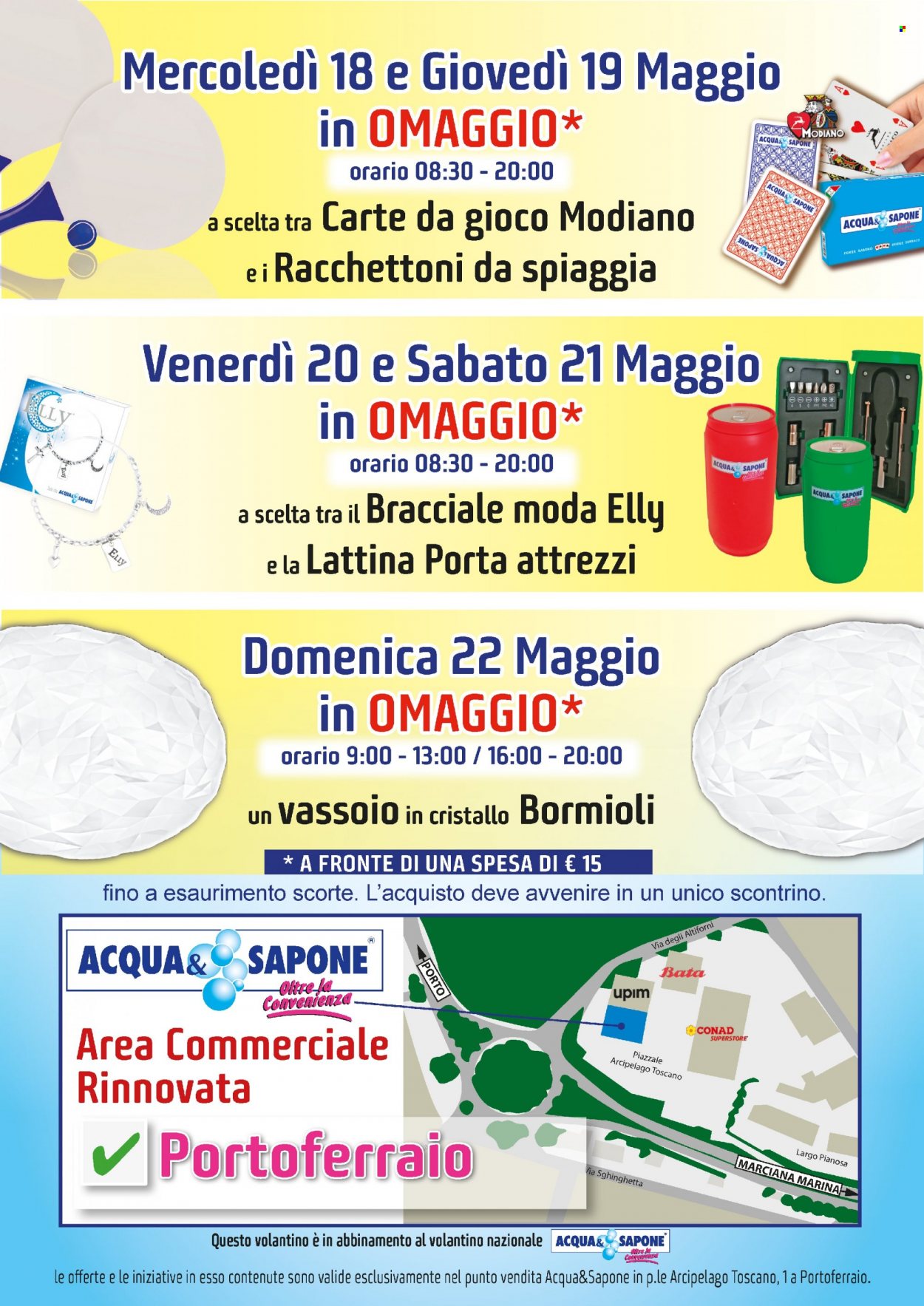 thumbnail - Volantino Acqua & Sapone - 18/5/2022 - 22/5/2022 - Prodotti in offerta - sapone, Bormioli, bracciale. Pagina 2.