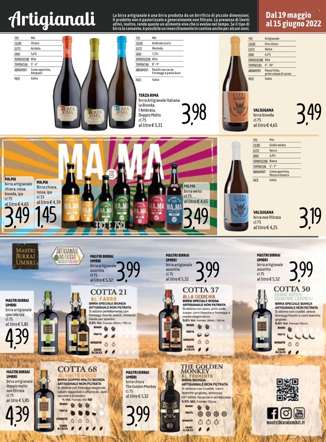 thumbnail - Volantino Emisfero - 19/5/2022 - 15/6/2022 - Prodotti in offerta - birra, birra tipo IPA, birra tipo pilsner, pesce. Pagina 5.