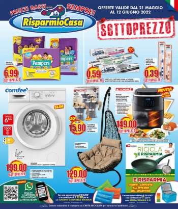 Volantino Risparmio Casa - 21/5/2022 - 12/6/2022.