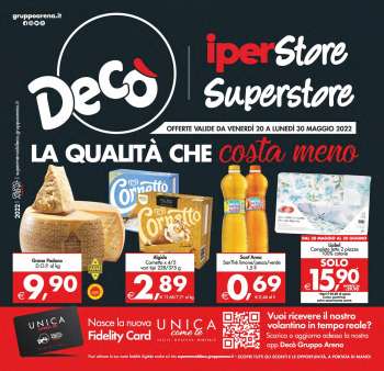 Volantino Deco - 20/5/2022 - 30/5/2022.