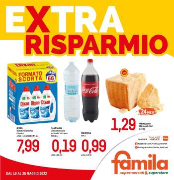 Volantino Famila - 19/5/2022 - 25/5/2022.