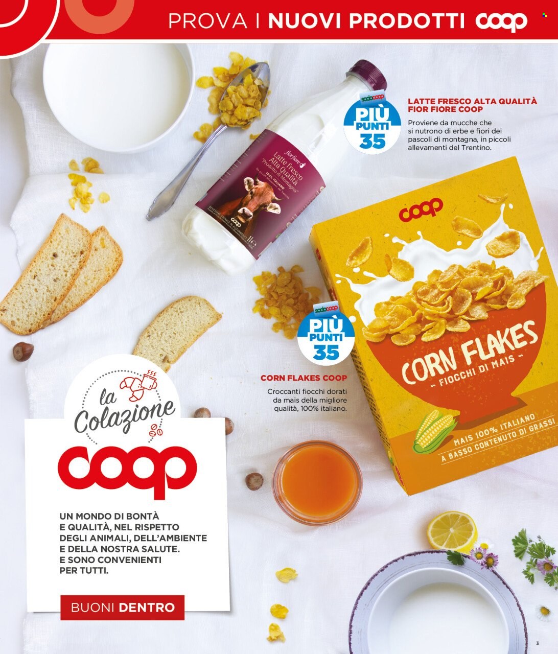 thumbnail - Volantino Coop - 19/5/2022 - 29/5/2022 - Prodotti in offerta - latte, corn flakes. Pagina 3.