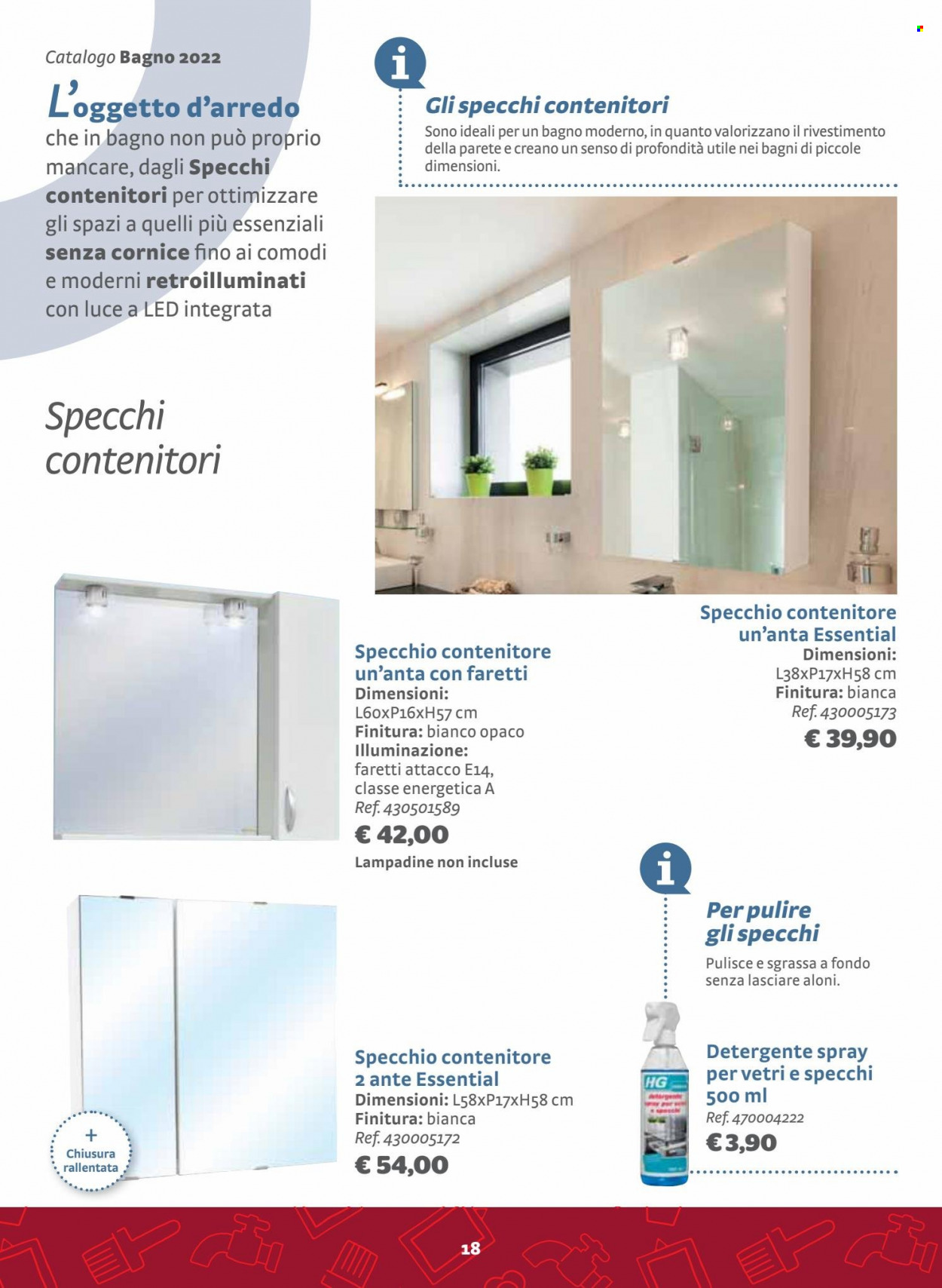 thumbnail - Volantino Bricocenter - 22/5/2022 - 31/5/2022 - Prodotti in offerta - detergente, detergente spray. Pagina 18.