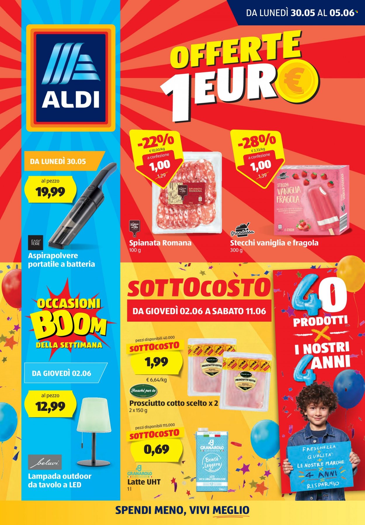 Volantino Aldi - 30/5/2022 - 5/6/2022. Pagina 1