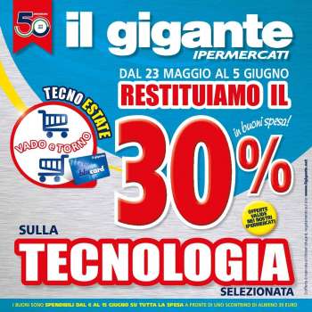 Volantino Il Gigante - 23/5/2022 - 5/6/2022.