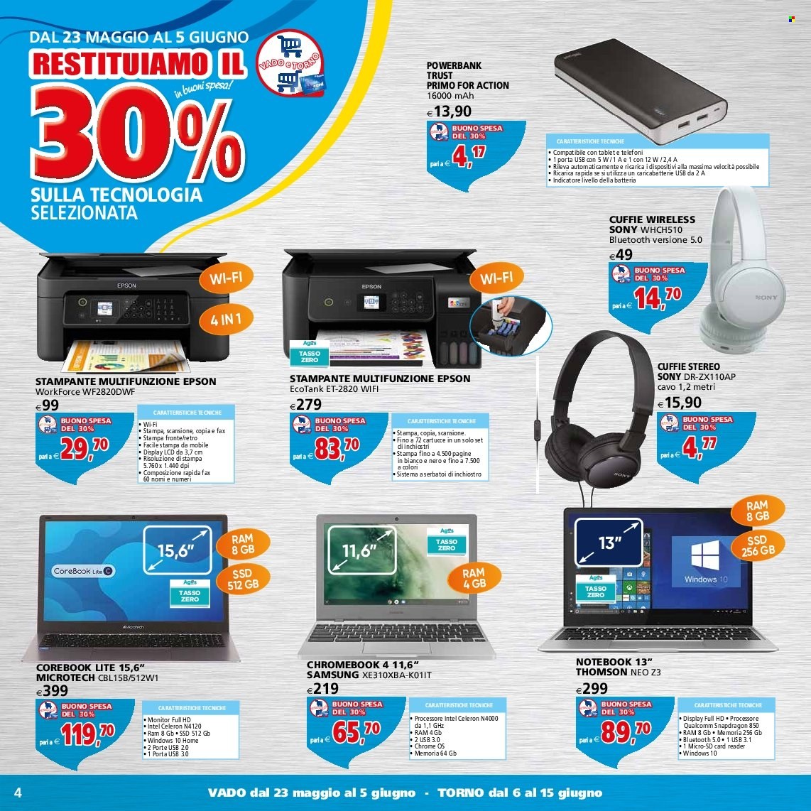 Volantino Il Gigante - 23/5/2022 - 5/6/2022. Pagina 4
