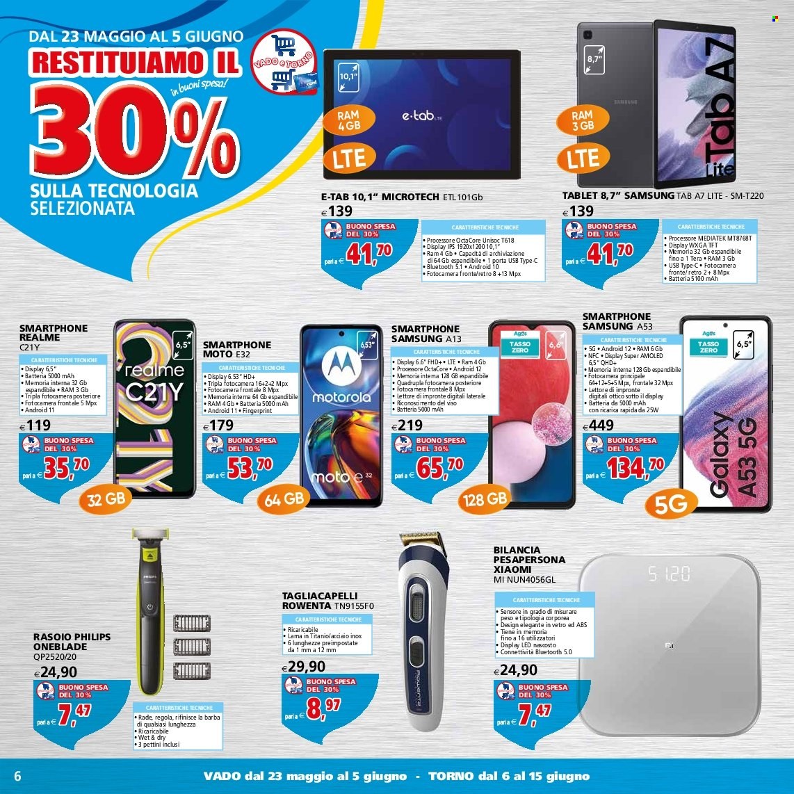 Volantino Il Gigante - 23/5/2022 - 5/6/2022. Pagina 6