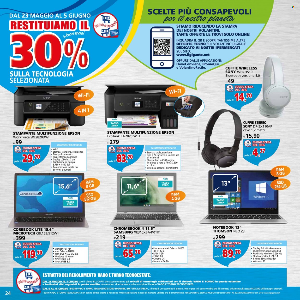 Volantino Il Gigante - 23/5/2022 - 1/6/2022. Pagina 24