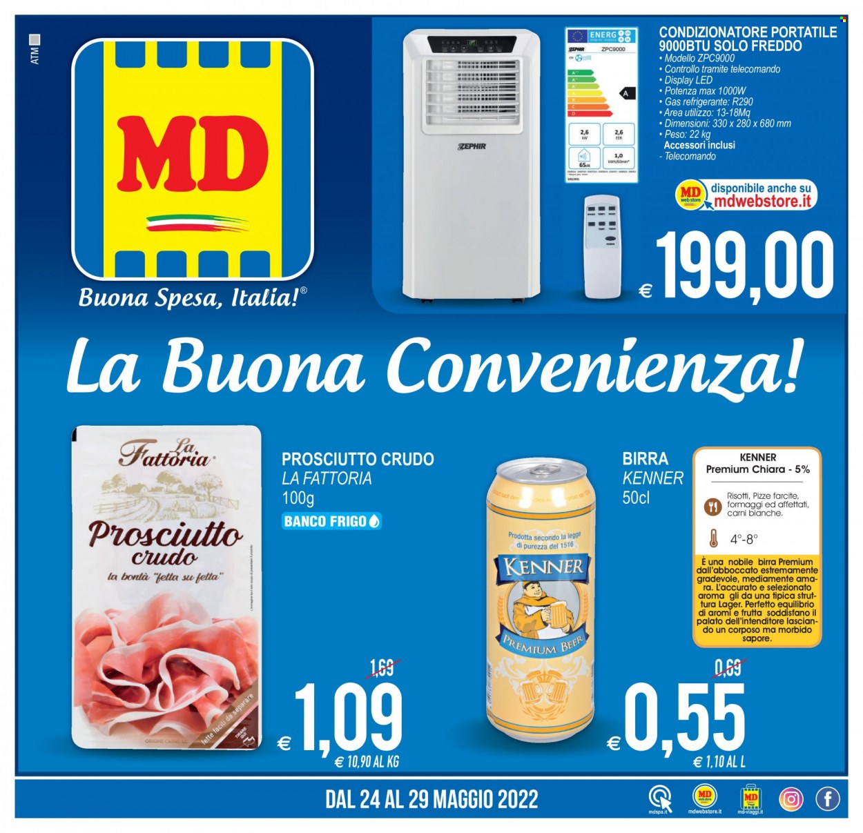 Volantino MD Discount - 24/5/2022 - 29/5/2022. Pagina 1