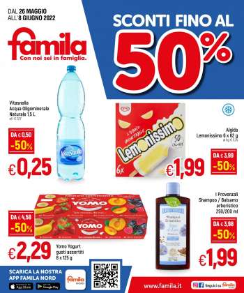 Volantino Famila - 26/5/2022 - 8/6/2022.