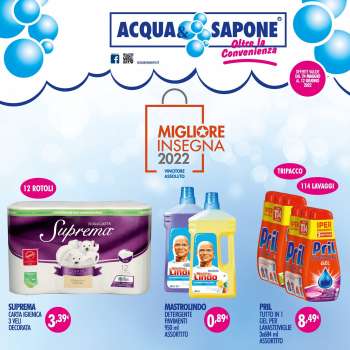 Volantino Acqua & Sapone - 24/5/2022 - 12/6/2022.