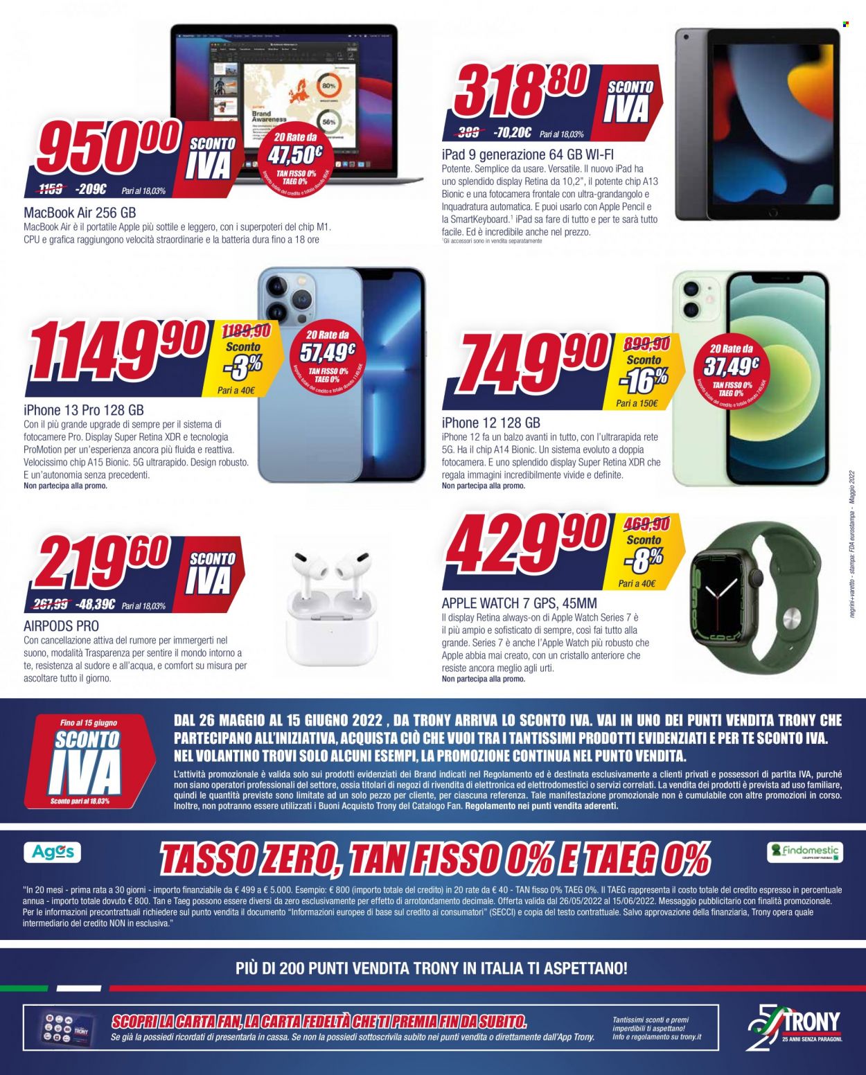 Volantino Trony - 26/5/2022 - 15/6/2022. Pagina 29