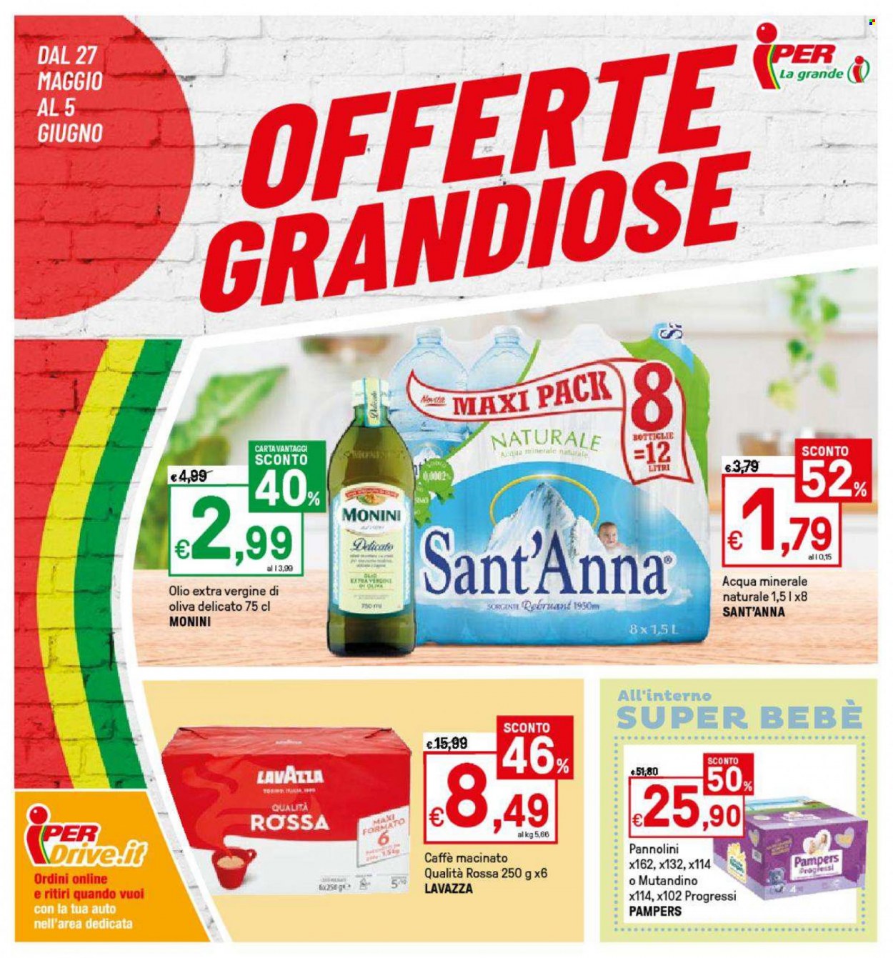 Volantino Iper, La grande i - 27/5/2022 - 5/6/2022. Pagina 1