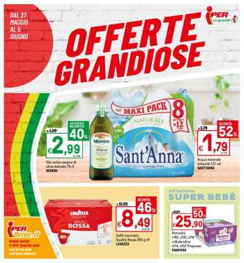 Volantino Iper, La grande i - 27/5/2022 - 5/6/2022.