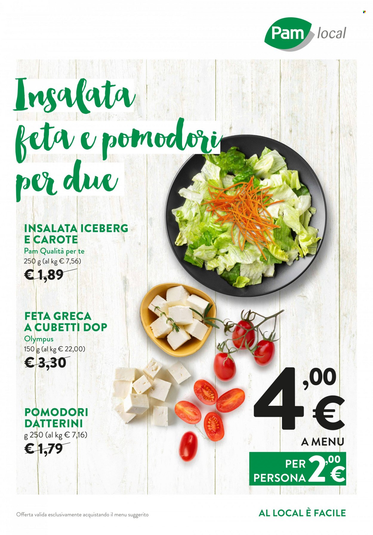Volantino Pam local. Pagina 1