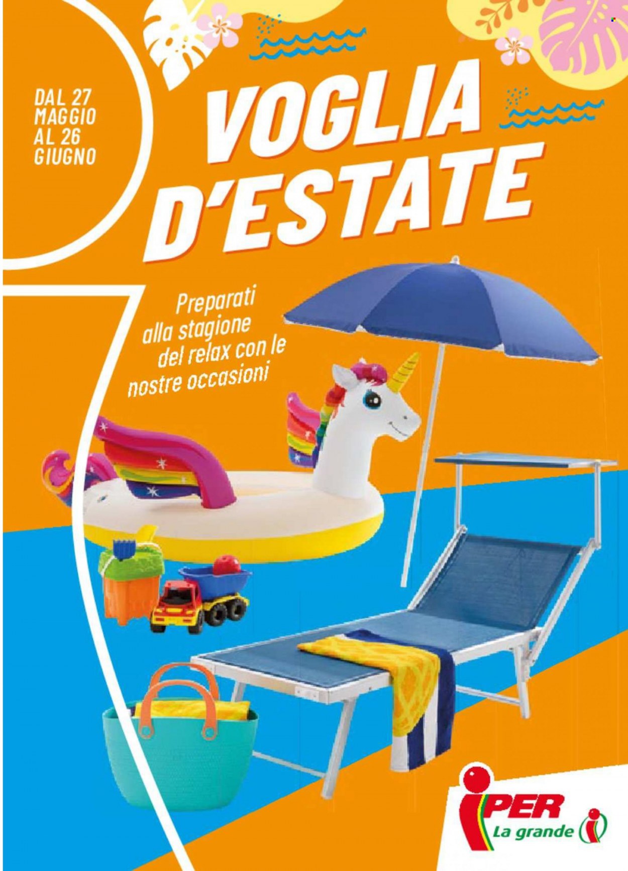 Volantino Iper, La grande i - 27/5/2022 - 26/6/2022. Pagina 1