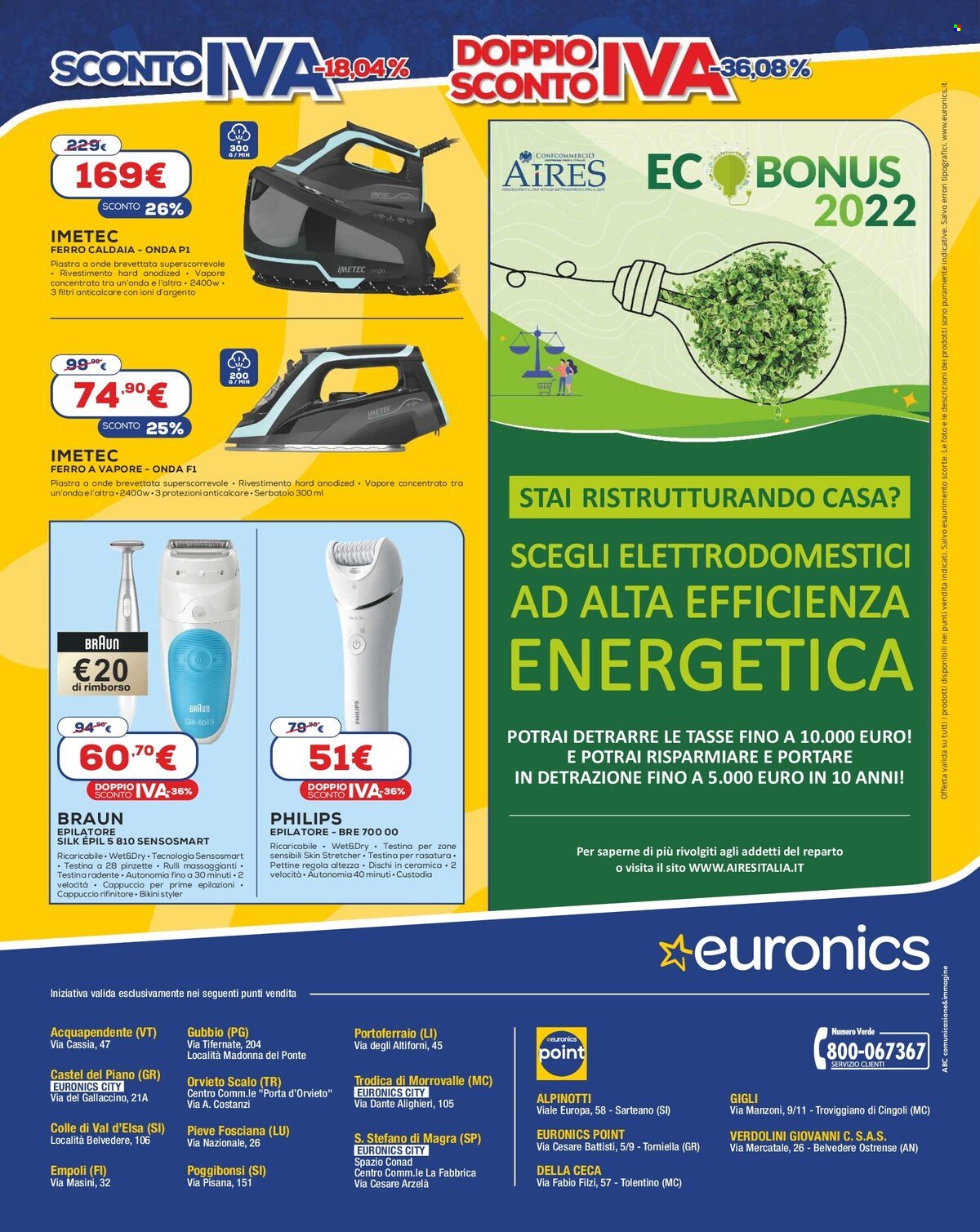 Volantino Euronics - 26/5/2022 - 8/6/2022. Pagina 22