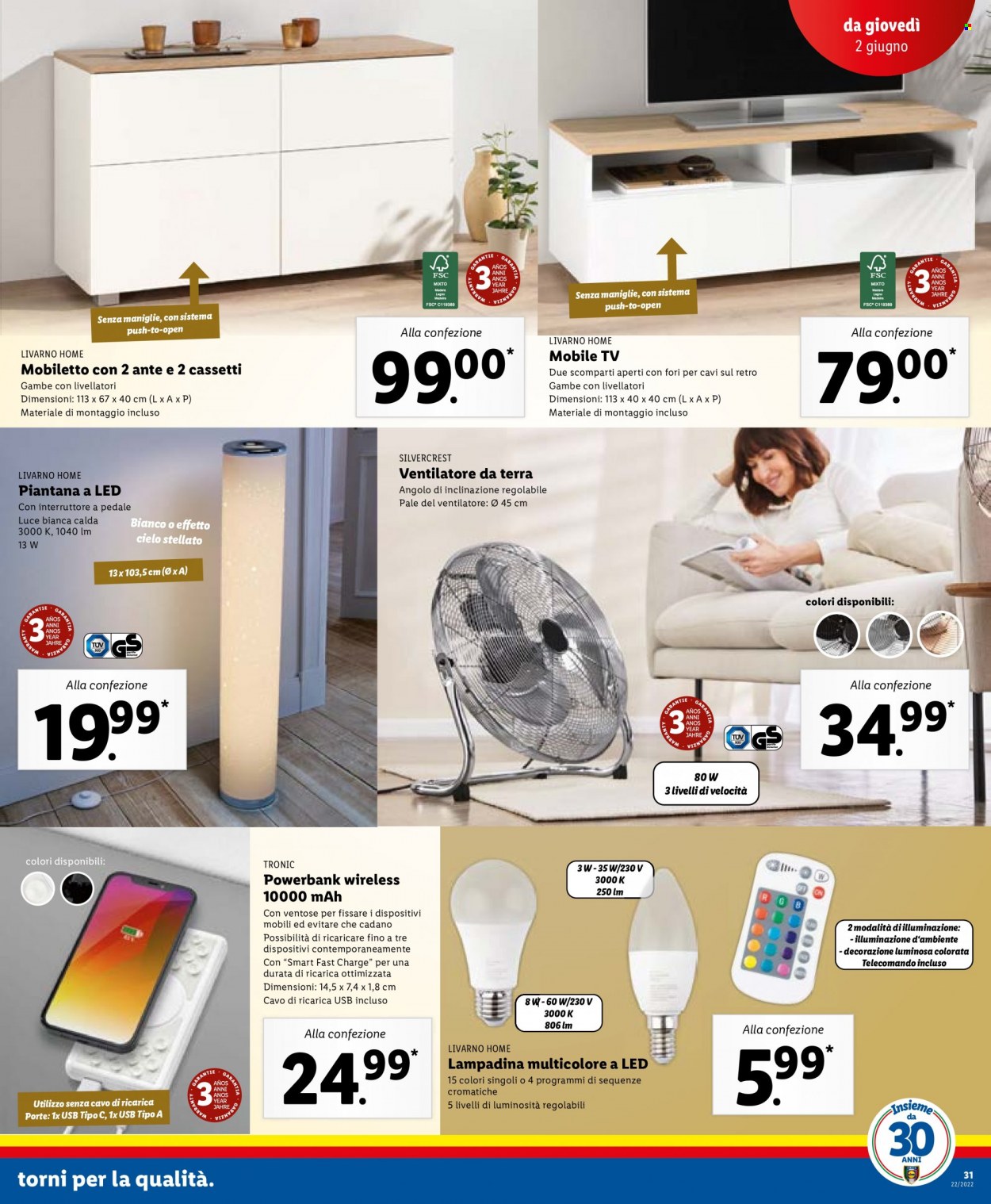 Volantino Lidl - 30/5/2022 - 5/6/2022. Pagina 31