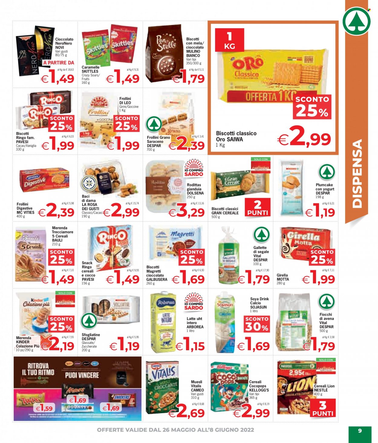 Volantino Eurospar - 26/5/2022 - 8/6/2022. Pagina 9