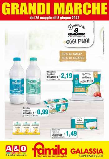 Volantino Famila - 26/5/2022 - 8/6/2022.