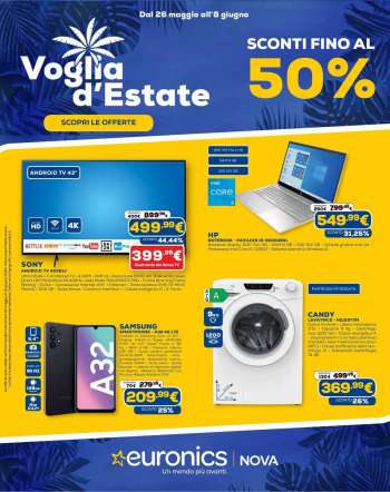 Volantino Euronics - 26/5/2022 - 8/6/2022.