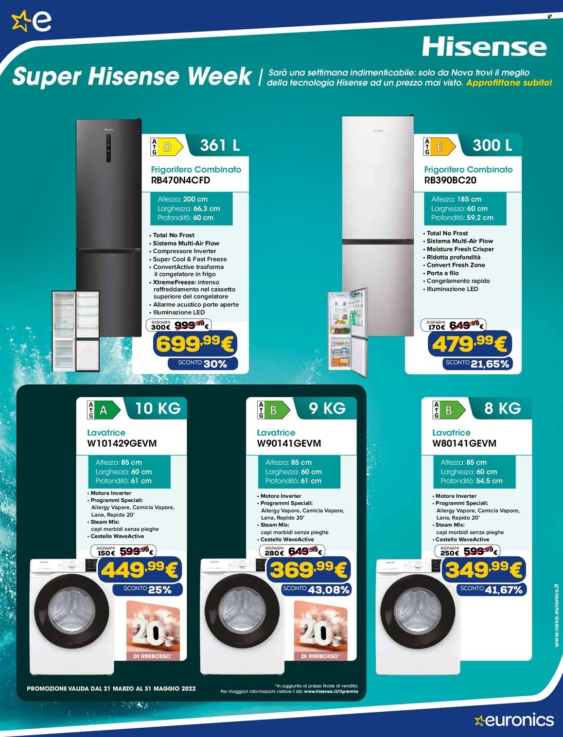 Volantino Euronics - 26/5/2022 - 8/6/2022. Pagina 9
