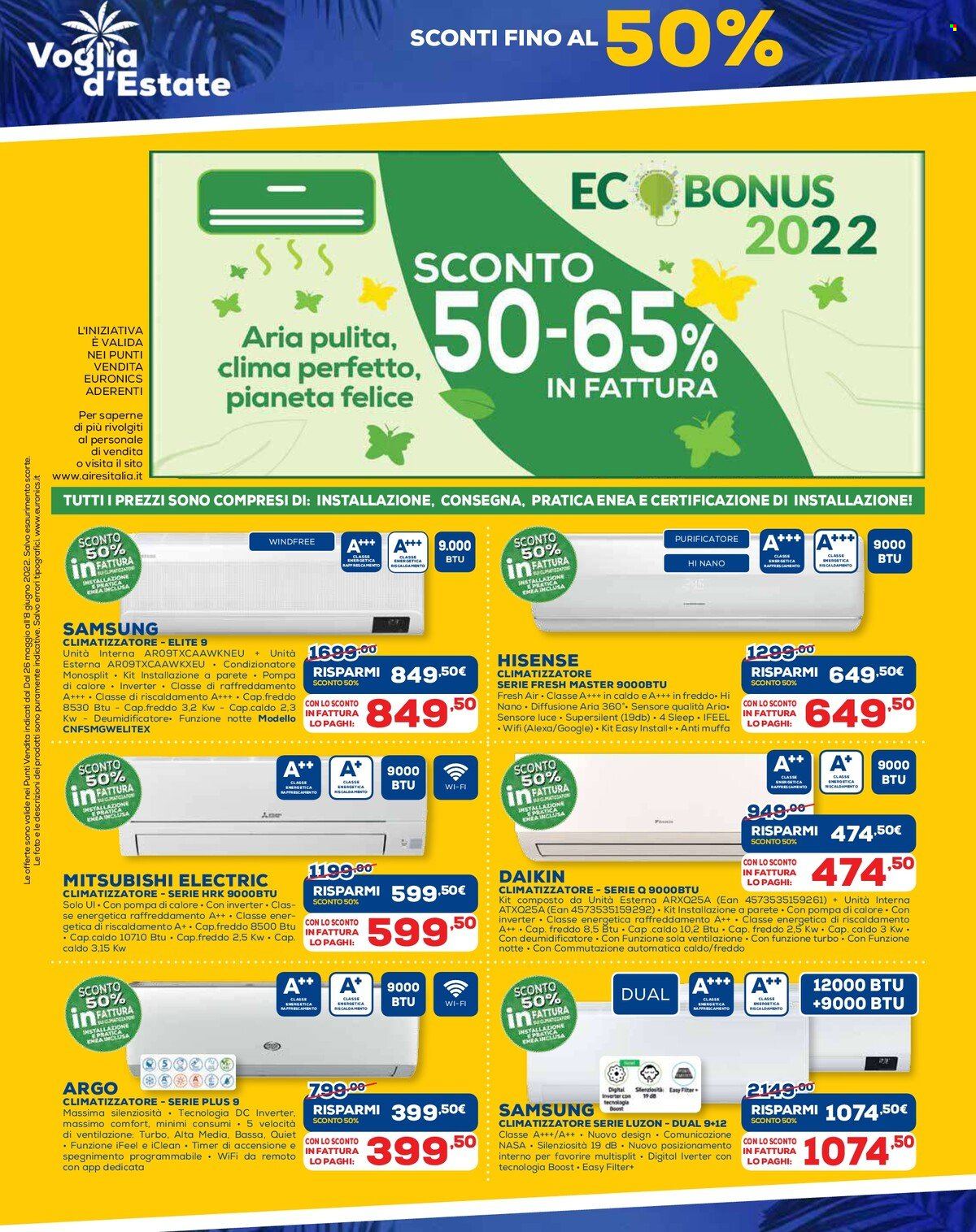 Volantino Euronics - 26/5/2022 - 8/6/2022. Pagina 31
