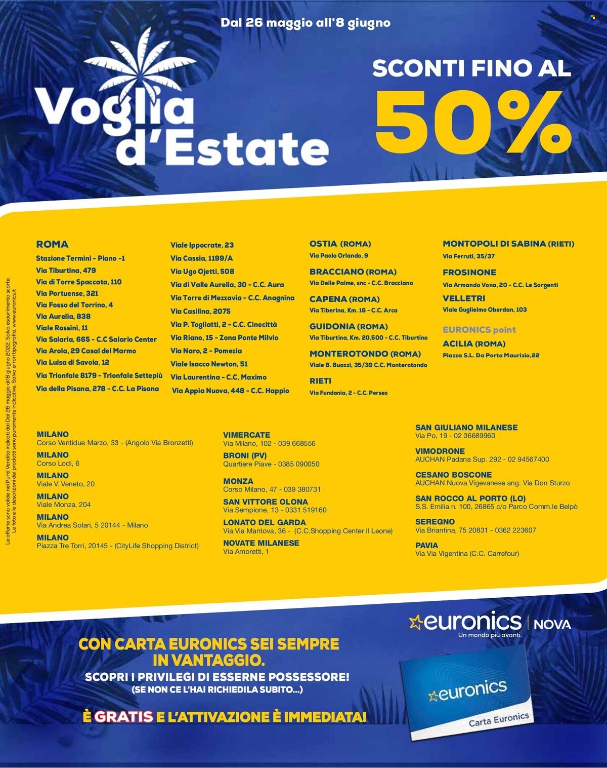 Volantino Euronics - 26/5/2022 - 8/6/2022. Pagina 33