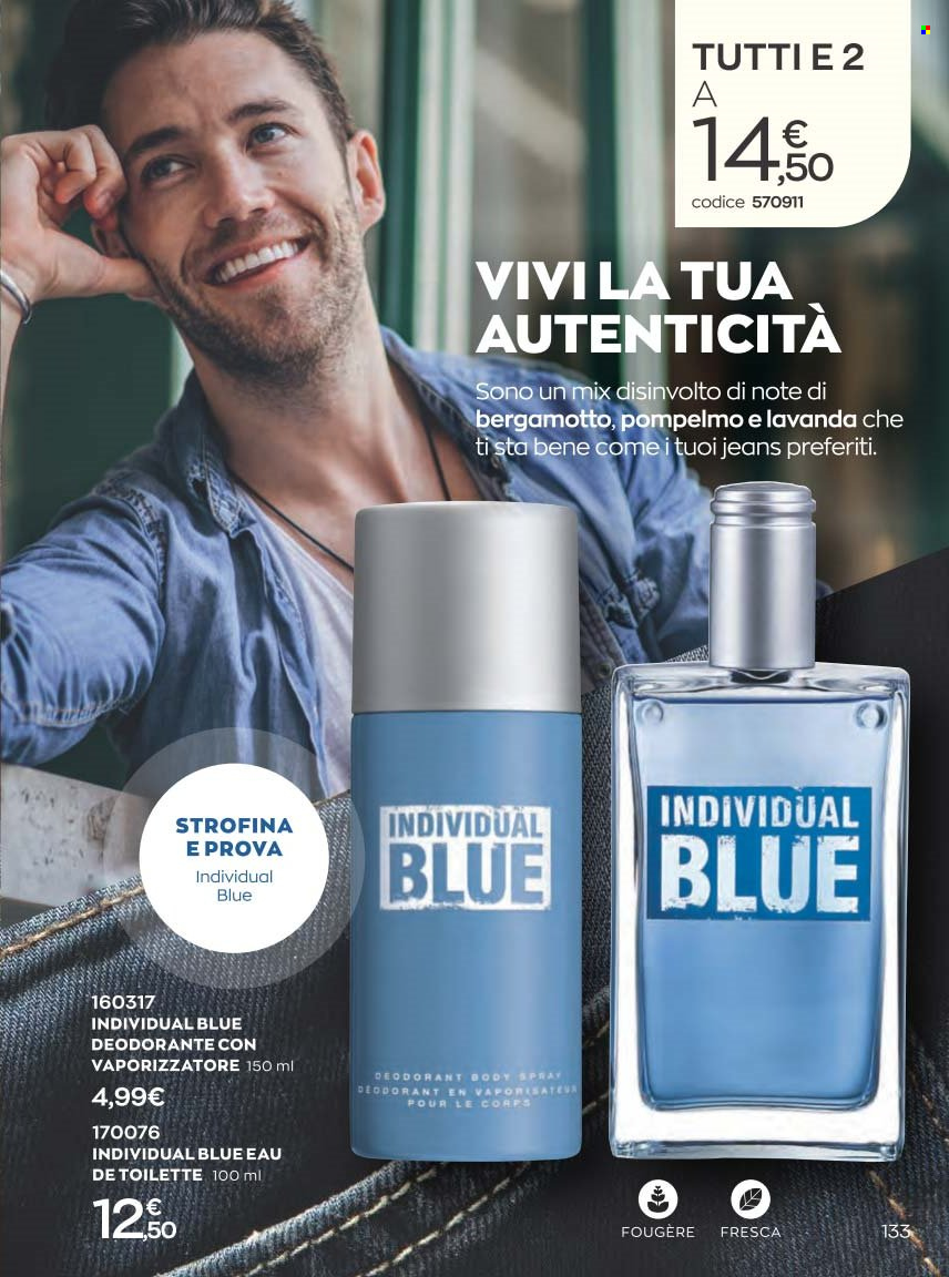 thumbnail - Volantino Avon - 1/6/2022 - 30/6/2022 - Prodotti in offerta - deodorante, Eau de Toilette. Pagina 132.