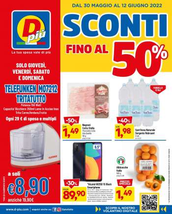 Volantino Dpiù - 30/5/2022 - 12/6/2022.