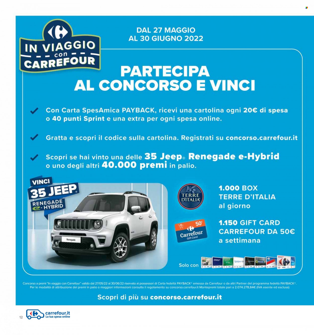 Volantino Carrefour - 27/5/2022 - 6/6/2022. Pagina 12