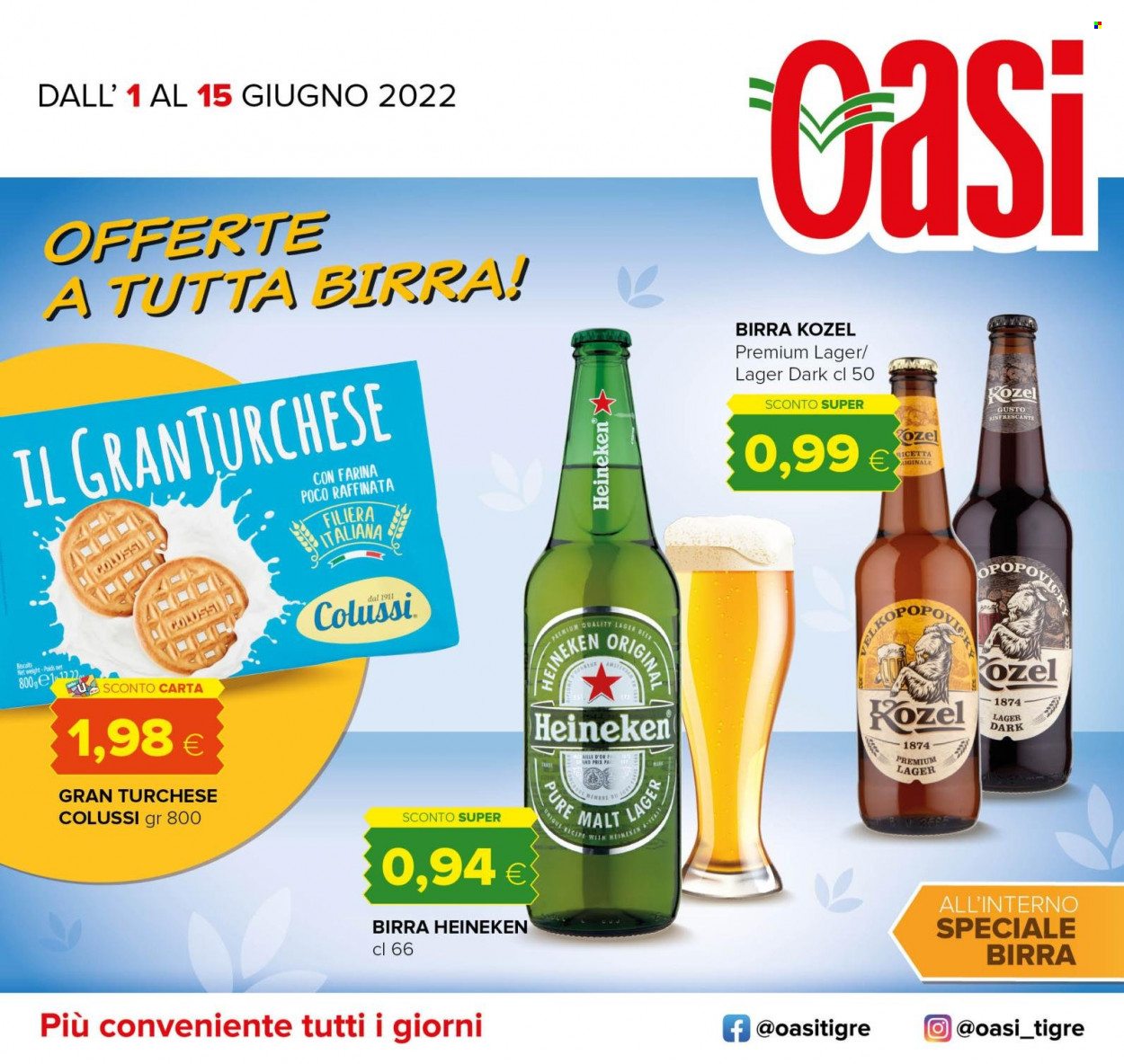 Volantino Oasi - 1/6/2022 - 15/6/2022. Pagina 1