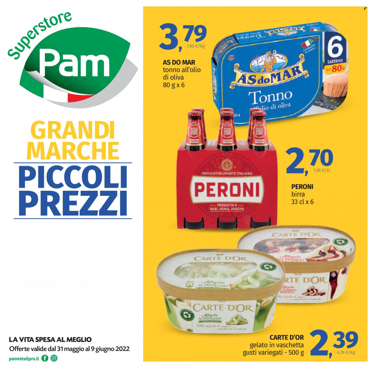 Volantino Pam Panorama - 31/5/2022 - 9/6/2022. Pagina 1