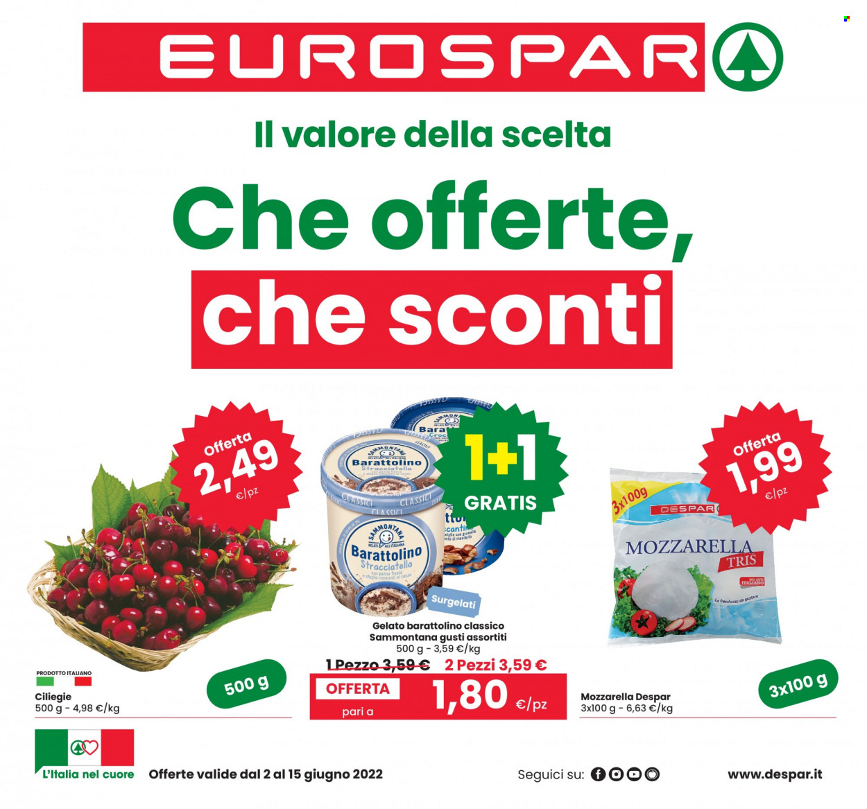 Volantino Eurospar - 2/6/2022 - 15/6/2022. Pagina 1