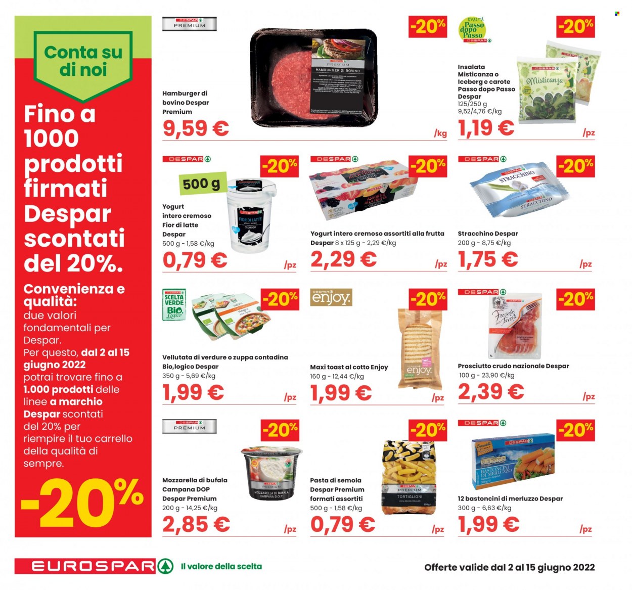 Volantino Eurospar - 2/6/2022 - 15/6/2022. Pagina 22