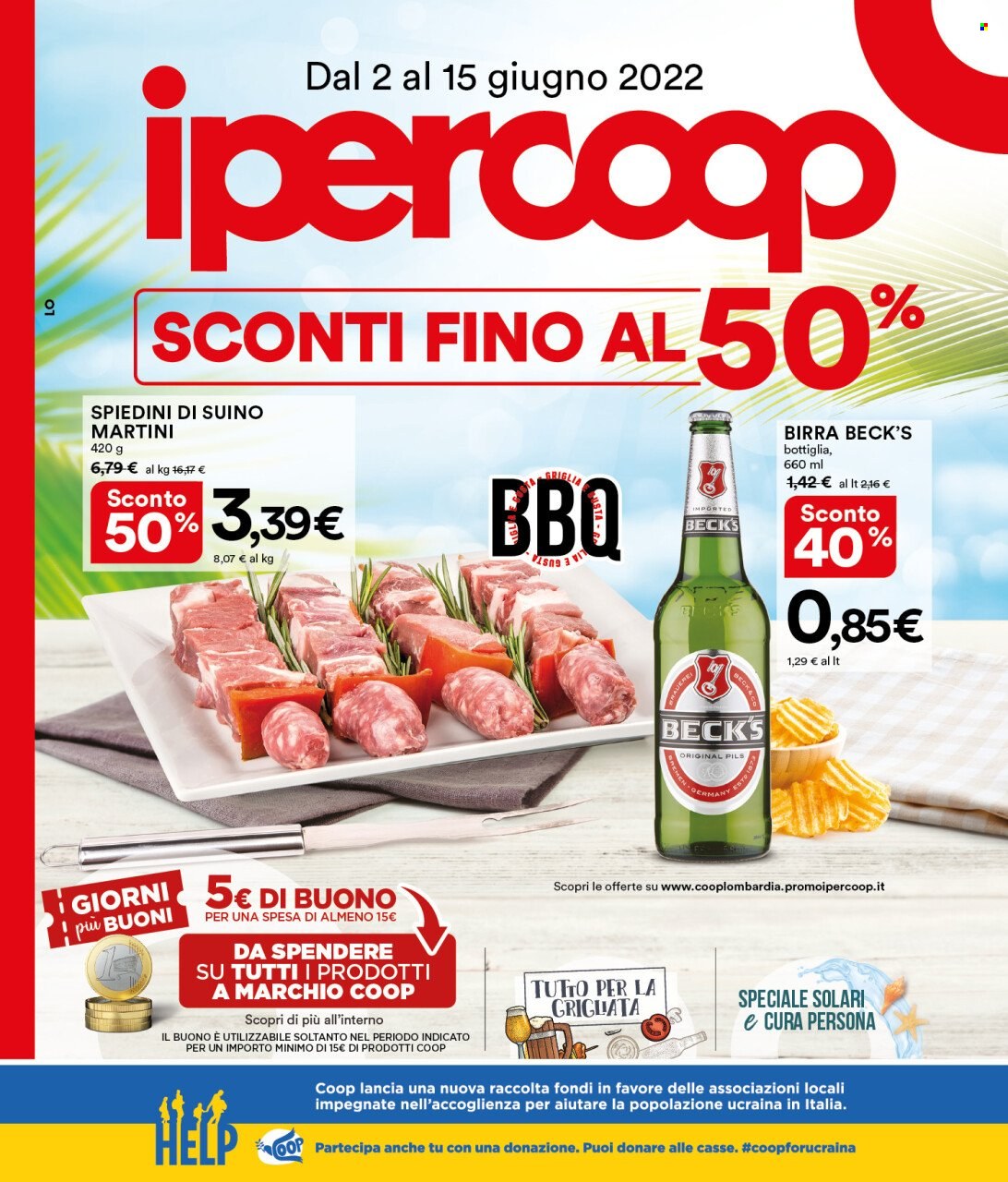 Volantino Coop - 2/6/2022 - 15/6/2022. Pagina 1