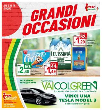 Volantino Iper, La grande i - 6/6/2022 - 19/6/2022.