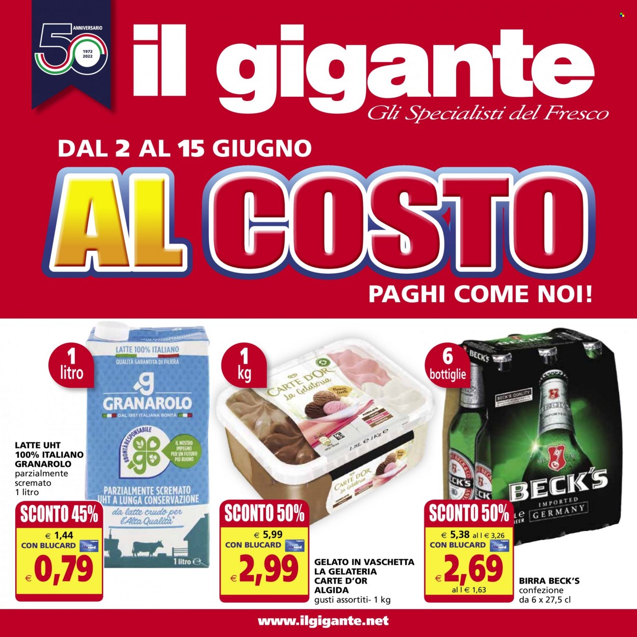 Volantino Il Gigante - 2/6/2022 - 15/6/2022. Pagina 1