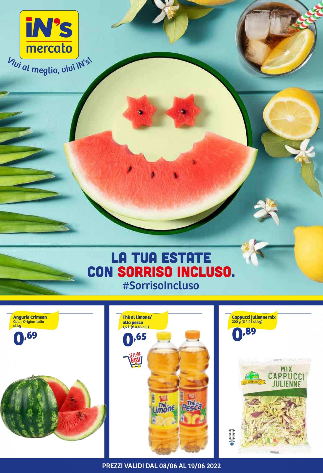 Volantino iN's Mercato - 8/6/2022 - 19/6/2022. Pagina 1