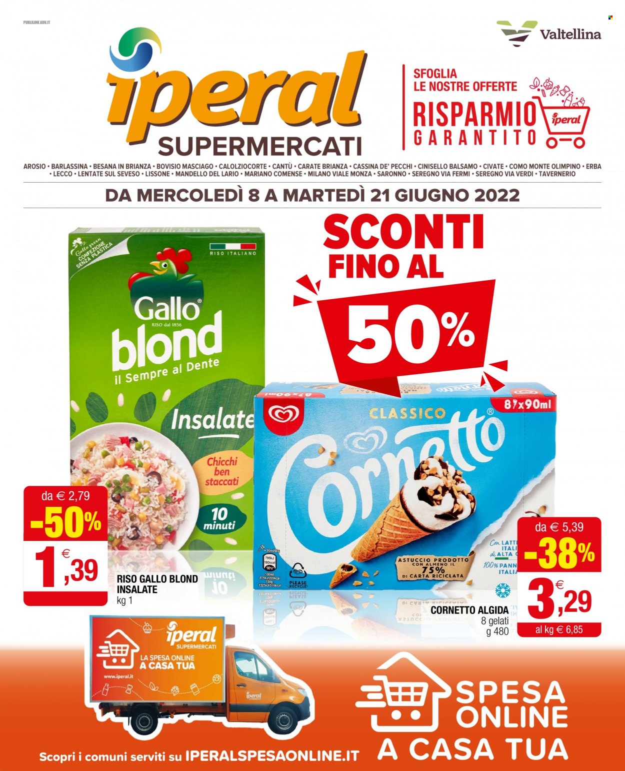 Volantino Iperal - 8/6/2022 - 21/6/2022. Pagina 1