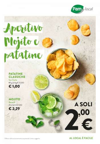 Volantino Pam local.