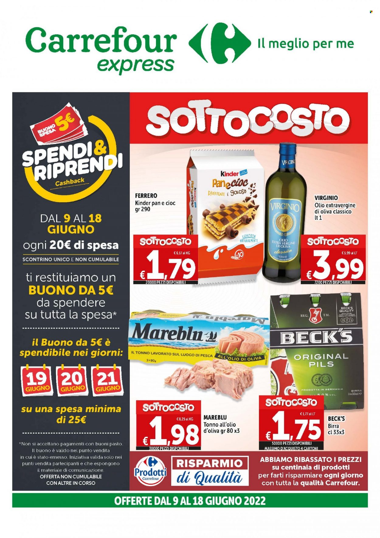 Leták Carrefour - 9.6.2022 - 18.6.2022. Strana 1