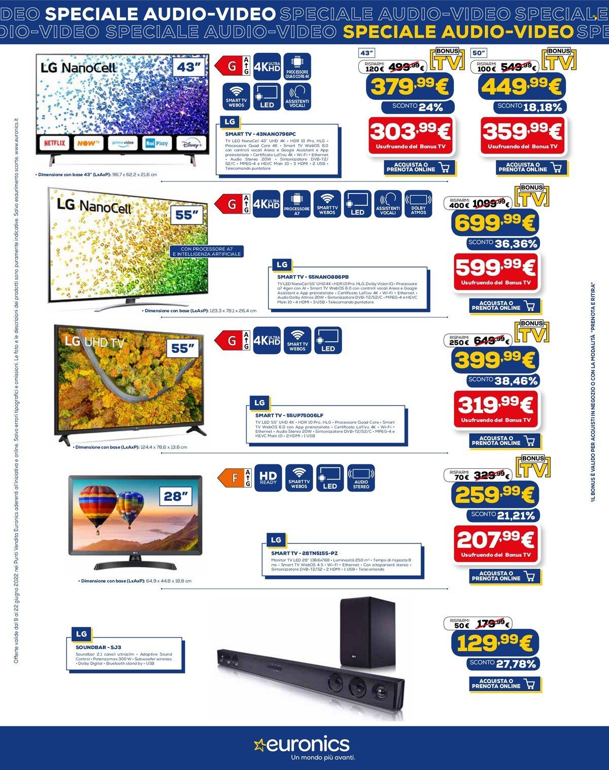 Volantino Euronics - 9/6/2022 - 22/6/2022. Pagina 4