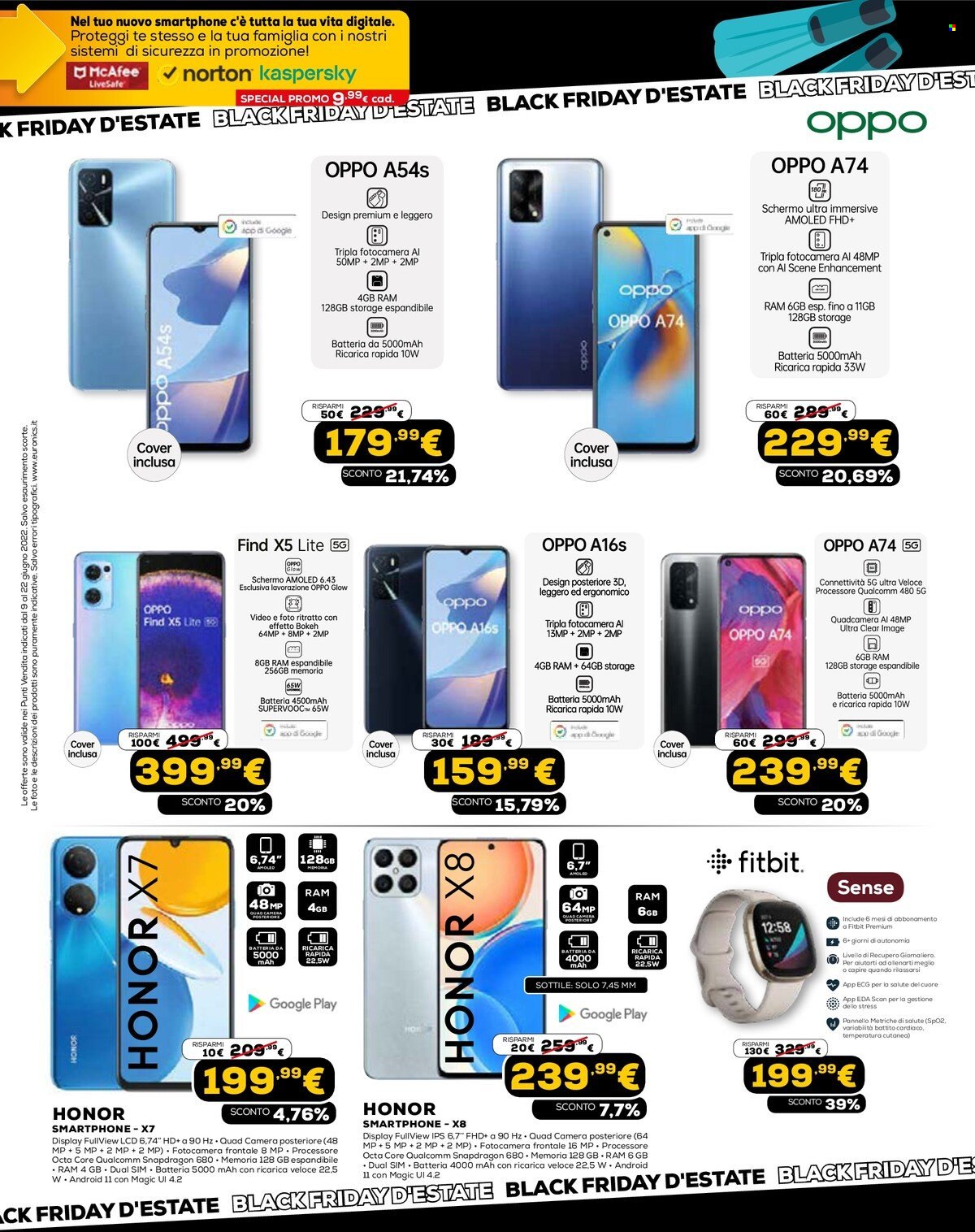 Volantino Euronics - 9/6/2022 - 22/6/2022. Pagina 18
