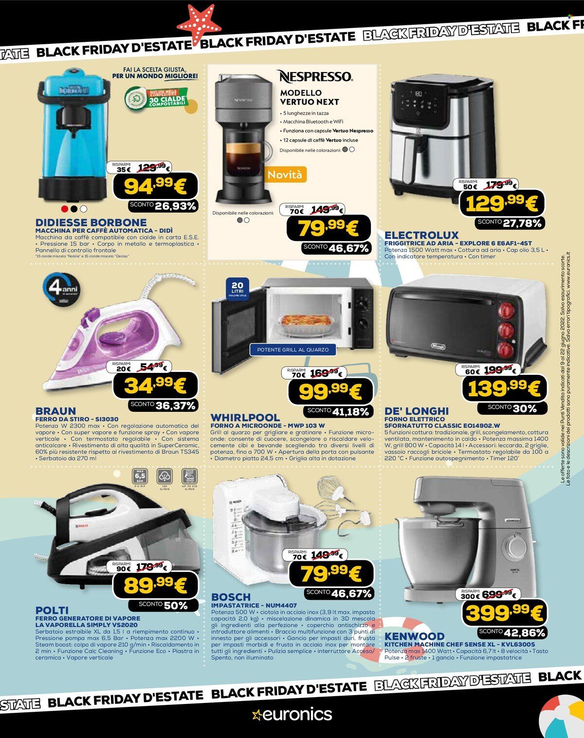 Volantino Euronics - 9/6/2022 - 22/6/2022. Pagina 27