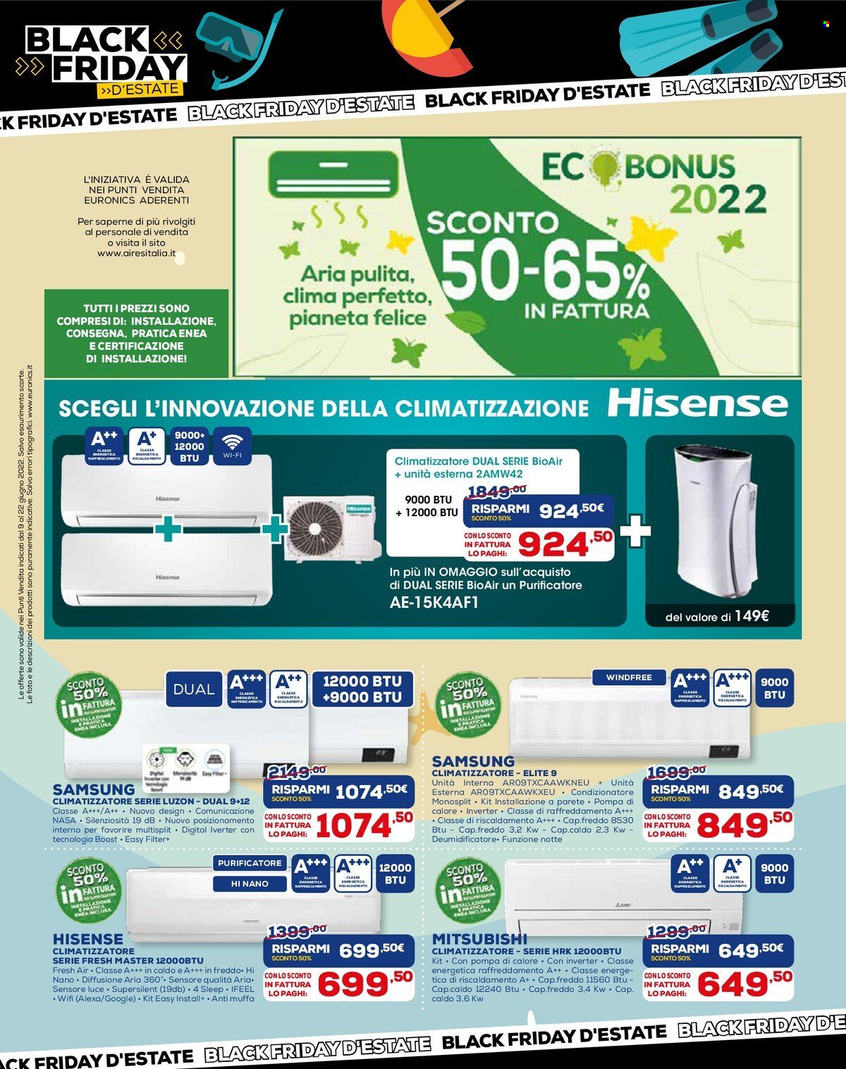 Volantino Euronics - 9/6/2022 - 22/6/2022. Pagina 30