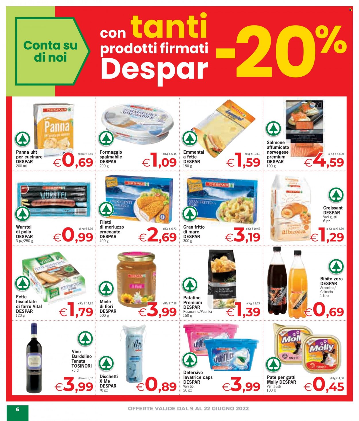 Volantino Despar - 9/6/2022 - 22/6/2022. Pagina 6