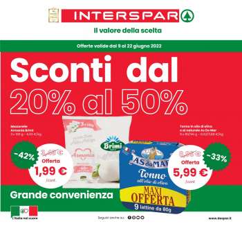Volantino Interspar - 9/6/2022 - 22/6/2022.