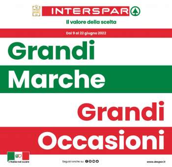 Volantino Interspar - 9/6/2022 - 22/6/2022.